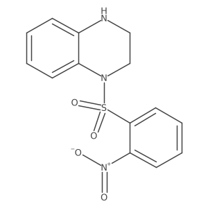 1-(2-Nitrobenzenesulfonyl)-1,2,3,4-tetrahydroquinoxaline结构式