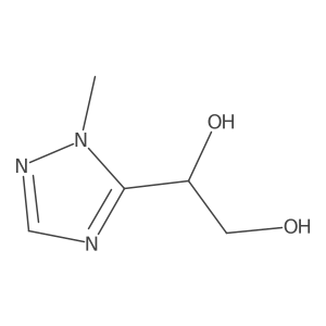 1-(1-methyl-1H-1,2,4-triazol-5-yl)ethane-1,2-diol结构式