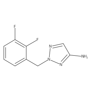 2-[(2,3-difluorophenyl)methyl]-2H-1,2,3-triazol-4-amine结构式