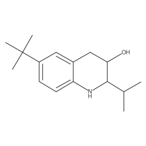 6-Tert-butyl-2-(propan-2-yl)-1,2,3,4-tetrahydroquinolin-3-ol结构式