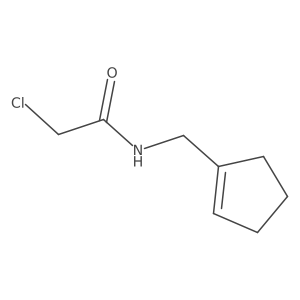 2-Chloro-N-(cyclopenten-1-ylmethyl)acetamide结构式