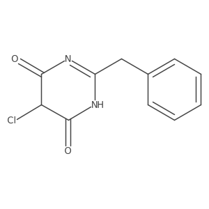 2-benzyl-5-chloro-1H-pyrimidine-4,6-dione结构式