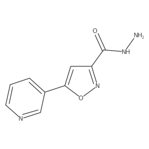 5-(3-Pyridinyl)-3-isoxazolecarboxylic acid hydrazide Structure