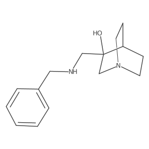3-((Benzylamino)methyl)quinuclidin-3-ol Structure