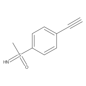 (4-Ethynylphenyl)(imino)methyl-lambda6-sulfanone结构式