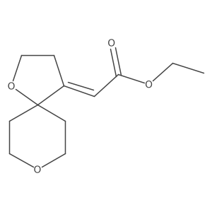 ethyl 2-[(4Z)-1,8-dioxaspiro[4.5]decan-4-ylidene]acetate Structure