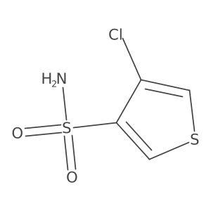 4-Chlorothiophene-3-sulfonamide结构式