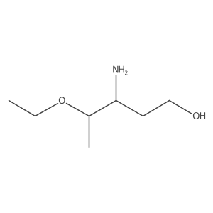 3-Amino-4-ethoxypentan-1-ol Structure