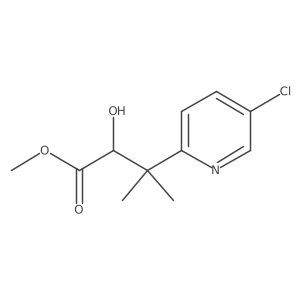 Methyl 3-(5-chloropyridin-2-yl)-2-hydroxy-3-methylbutanoate Structure