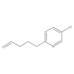 4-(5-Chloropyridin-2-yl)butanal结构式