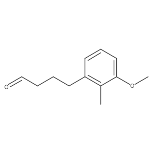 4-(3-Methoxy-2-methylphenyl)butanal Structure
