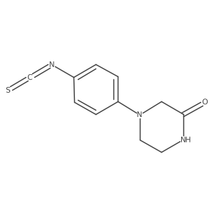 4-(4-Isothiocyanatophenyl)-2-piperazinone Structure