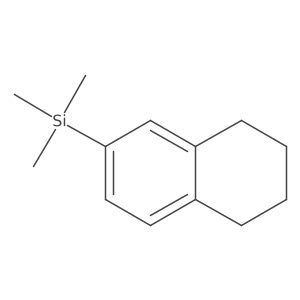 Trimethyl(5,6,7,8-tetrahydro-2-naphthyl)silane Structure