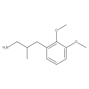 (2R)-3-(2,3-Dimethoxyphenyl)-2-methylpropan-1-amine结构式