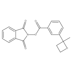 1,3-dioxo-2,3-dihydro-1H-isoindol-2-yl 3-(2-methyloxetan-2-yl)benzoate结构式