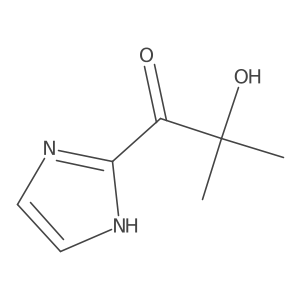 2-hydroxy-1-(1H-imidazol-2-yl)-2-methylpropan-1-one结构式