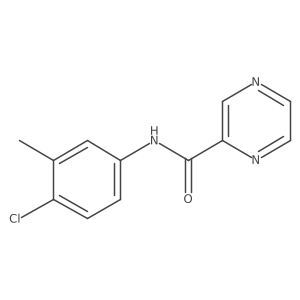 N-(4-Chloro-3-methylphenyl)pyrazine-2-carboxamide结构式