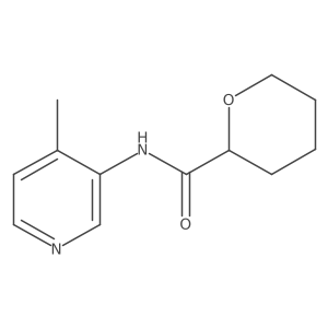 N-(4-Methylpyridin-3-yl)oxane-2-carboxamide Structure