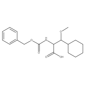 2-{[(Benzyloxy)carbonyl]amino}-3-cyclohexyl-3-methoxypropanoic acid Structure