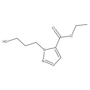 ethyl 1-(3-hydroxypropyl)-1H-pyrazole-5-carboxylate Structure