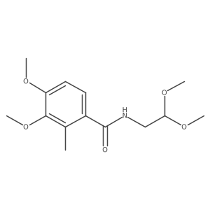 N-(2,2-dimethoxyethyl)-3,4-dimethoxy-2-methylbenzamide结构式