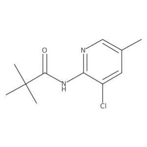 N-(3-Chloro-5-methylpyridin-2-yl)pivalamide Structure