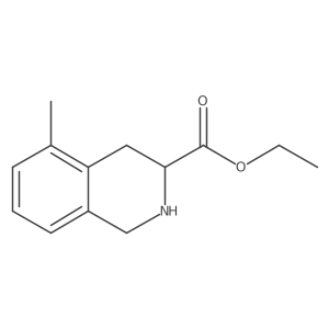 Ethyl 5-methyl-1,2,3,4-tetrahydroisoquinoline-3-carboxylate结构式