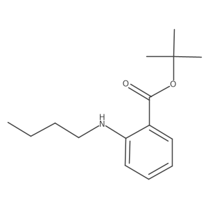 Tert-butyl 2-(butylamino)benzoate结构式