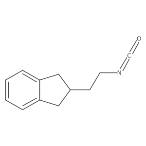 2-(2-isocyanatoethyl)-2,3-dihydro-1H-indene结构式