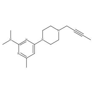 4-[4-(but-2-yn-1-yl)piperazin-1-yl]-N,N,6-trimethylpyrimidin-2-amine Structure