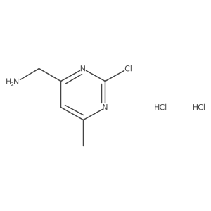 1-(2-Chloro-6-methylpyrimidin-4-yl)methanamine dihydrochloride Structure