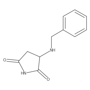 3-(Benzylamino)pyrrolidine-2,5-dione结构式