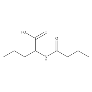 (2R)-2-butanamidopentanoic acid Structure