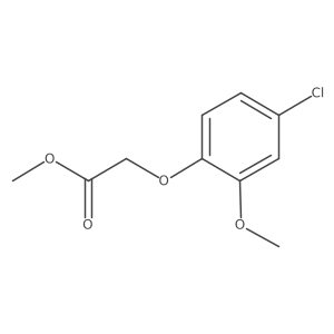 Methyl 2-(4-chloro-2-methoxyphenoxy)acetate结构式