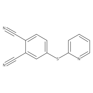 4-(Pyridin-2-ylthio)phthalonitrile Structure