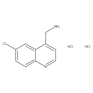 (6-Chloroquinolin-4-yl)methanamine dihydrochloride结构式