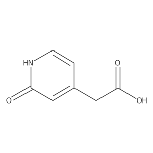 4-Pyridineacetic acid, 1,2-dihydro-2-oxo-结构式