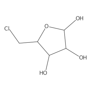 5-Chloro-5-deoxy-I(2)-D-ribofuranose Structure