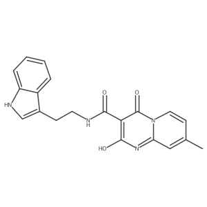 N-(2-(1H-indol-3-yl)ethyl)-2-hydroxy-8-methyl-4-oxo-4H-pyrido[1,2-a]pyrimidine-3-carboxamide结构式