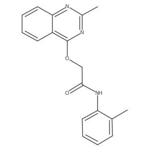 N-(2-methylphenyl)-2-[(2-methylquinazolin-4-yl)oxy]acetamide Structure