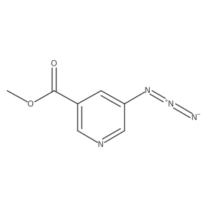 Methyl 5-azidopyridine-3-carboxylate结构式