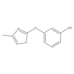 3-((4-Methylthiazol-2-yl)oxy)phenol Structure