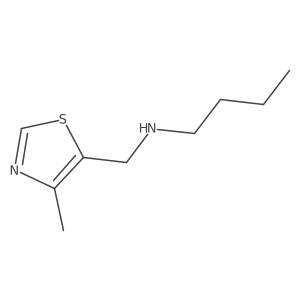 Butyl[(4-methyl-1,3-thiazol-5-yl)methyl]amine Structure