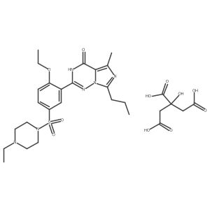 Vardenafil citrate结构式