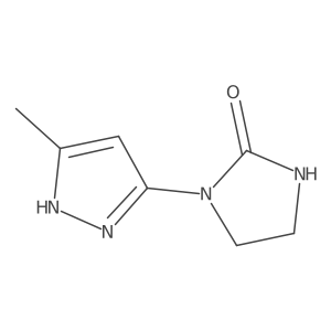 1-(5-Methyl-1H-pyrazol-3-yl)-imidazolidin-2-one Structure