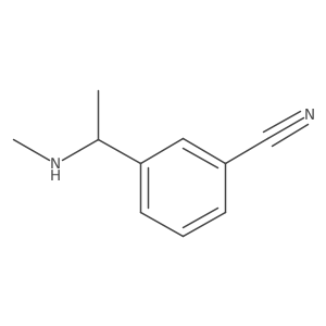 3-[(1R)-1-(Methylamino)ethyl]benzenecarbonitrile Structure