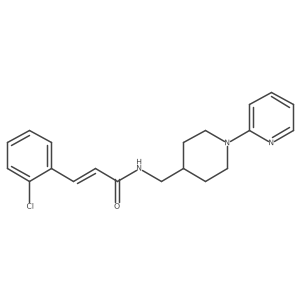 (E)-3-(2-chlorophenyl)-N-((1-(pyridin-2-yl)piperidin-4-yl)methyl)acrylamide Structure