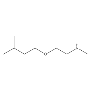 2-isopentyloxy-N-methyl-ethanamine结构式