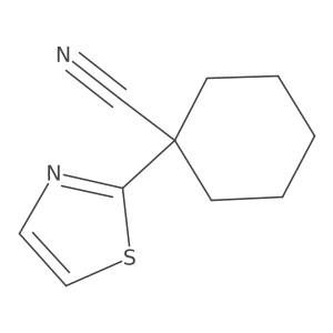 1-(1,3-Thiazol-2-yl)cyclohexanecarbonitrile结构式