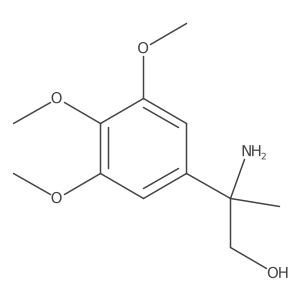 2-Amino-2-(3,4,5-trimethoxyphenyl)propan-1-ol结构式